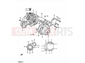 SUZUKI GS850G E (1984) 5 - CRANKCASE COVER