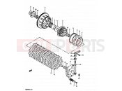 SUZUKI GS850G E (1984) 14 - CLUTCH