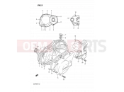 5 - CRANKCASE COVER - Suzuki GSF400 M (1991) Bandit (E02)
