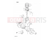7 - CRANKSHAFT - Suzuki GSF400 M (1991) Bandit (E02)