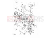 11 - CARBURETOR - Suzuki GSF400 M (1991) Bandit (E02)