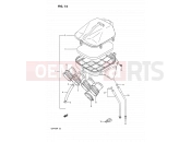 12 - AIR CLEANER (MODEL M) - Suzuki GSF400 M (1991) Bandit (E02)