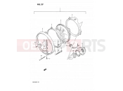 27 - HEADLAMP (MODEL M/N E04,E16,E21,E22,E25,E34,E53) - Suzuki GSF400 M (1991) Bandit (E02)