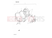 27B - HEADLAMP (MODEL P E04,E16,E21,E22,E25,E34,E53) - Suzuki GSF400 M (1991) Bandit (E02)