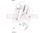 SUZUKI GSX-R1000UF L3 (2013) (E21) 174 - FRONT DAMPER (GSX-R1000ZUFL3 E21)