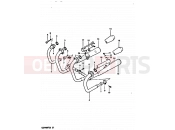 SUZUKI GSX400FE X (1999) 13 - MUFFLER