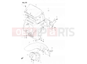 SUZUKI GSX500ES E (1984) 52 - COVER HEADLAMP - FRONT FENDER (MODEL E)