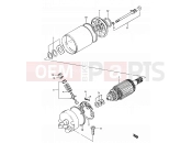SUZUKI GSX750ES / GSX750EF / GSX750E E (1984) 21 - STARTING MOTOR