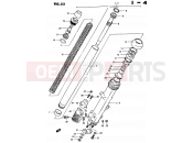 SUZUKI GSX750ES / GSX750EF / GSX750E E (1984) 52 - FRONT DAMPER (MODEL E)