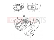 SUZUKI GT250E N (1992) 3 - CRANKCASE COVER