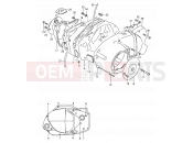 SUZUKI K125 L (1990) 3 - CRANKCASE COVER