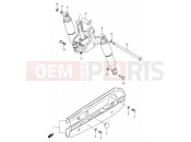 SUZUKI K125 L (1990) 42 - REAR SHOCK ABSORBER (MODEL Z)