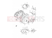 SUZUKI LS650 N (1992) Savage (E03,E28,E33) 4 - CRANKCASE COVER