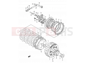 SUZUKI LS650 N (1992) Savage (E03,E28,E33) 14 - CLUTCH