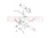 SUZUKI LS650 N (1992) Savage (E03,E28,E33) 40A - HANDLE SWITCH (MODEL K/L/M/N/P)