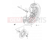 SUZUKI LS650 P (1993) Savage (E03,E28,E33) 37 - FRONT WHEEL