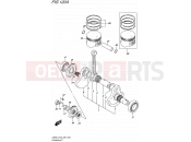 SUZUKI LS650 L5 (2015) Savage (E03,E28,E33) 120A - CRANKSHAFT