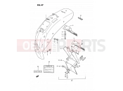 SUZUKI LS650P M (1991) Savage 47 - REAR FENDER