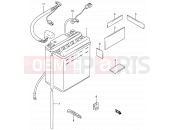 SUZUKI LS650P W (1998) Savage (E03,E28,E33) 19 - BATTERY