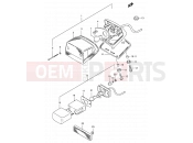 SUZUKI LS650P W (1998) Savage (E03,E28,E33) 24 - REAR COMBINATION LAMP