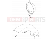 SUZUKI LS650P W (1998) Savage (E03,E28,E33) 34 - FRONT FENDER
