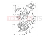 SUZUKI LS650P X (1999) Savage (E03,E28,E33) 1A - CYLINDER HEAD