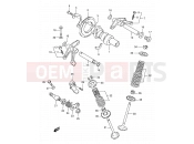 SUZUKI LS650P X (1999) Savage (E03,E28,E33) 8 - CAM SHAFT/VALVE