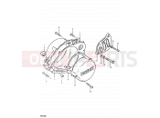 SUZUKI PE250 X (1999) 3 - CRANKCASE COVER