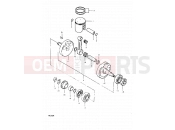SUZUKI PE250 X (1999) 4 - CRANKSHAFT