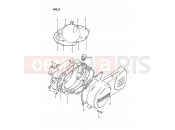 SUZUKI PV50 D (1983) 5 - CRANKCASE COVER (E43)