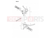 SUZUKI PV50 D (1983) 38 - HANDLE SWITCH (E16,E43)