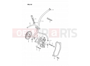 SUZUKI PV50 H (1987) 10 - OIL PUMP (E16,E43,MODEL R E15,P15)
