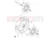 SUZUKI RF900R R (1994) (E02,E04,E18,E22,E24,E25,E34,E39) 52 - FRONT WHEEL