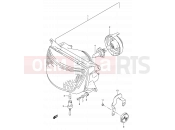 SUZUKI RF900R T (1996) (E02,E04,E18,E22,E24,E25,E34,E37,E39) 29A - HEADLAMP (MODEL T/V/W)