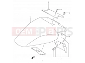 SUZUKI RF900R T (1996) (E02,E04,E18,E22,E24,E25,E34,E37,E39) 40 - FRONT FENDER