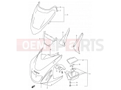 SUZUKI RF900R V (1997) 44C - COWLING BODY (RF900RW)