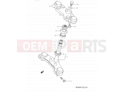 SUZUKI RF900RZ S (1995) (E03,E28,E33) 51 - STEERING STEM