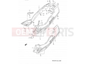 SUZUKI RF900R T (1996) (E03,E28,E33) 39B - FRAME COVER (MODEL T/V)