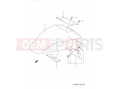 SUZUKI RF900R T (1996) (E03,E28,E33) 40 - FRONT FENDER