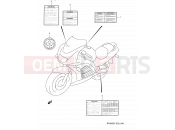 SUZUKI RF900R T (1996) (E03,E28,E33) 48 - LABEL