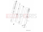 SUZUKI RF900R T (1996) (E03,E28,E33) 50A - FRONT DAMPER (MODEL T/V)