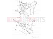 SUZUKI RF900R T (1996) (E03,E28,E33) 58 - REAR CUSHION LEVER