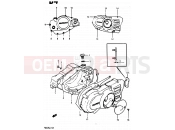 SUZUKI RG125 J (1988) Gamma 3 - CRANKCASE COVER