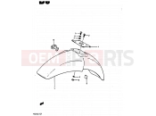 SUZUKI RG125UC G (1986) Gamma 40 - FRONT FENDER