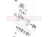 SUZUKI RG125UC H (1987) Gamma 4 - CRANKSHAFT