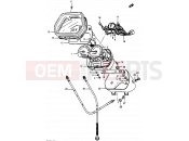17 - SPEEDOMETER - TACHOMETER - Suzuki RG50 E (1984) Gamma