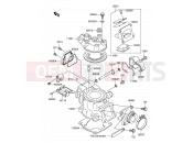 SUZUKI RM100 K3 (2003) (E21) 1 - CYLINDER HEAD/CYLINDER