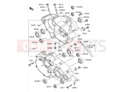 SUZUKI RM100 K3 (2003) (E21) 10 - CRANKCASE