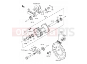 SUZUKI RM100 K3 (2003) (E21) 25 - REAR HUB