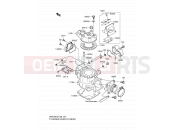 SUZUKI RM100 K4 (2004) (E28) 1 - CYLINDER HEAD/CYLINDER